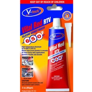 V-TEC RTV Red 625'F Silicon Gasket Maker