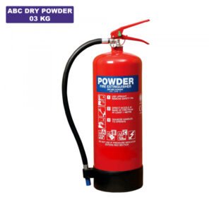 fire extinguisher abc dry powder 03 kg – red