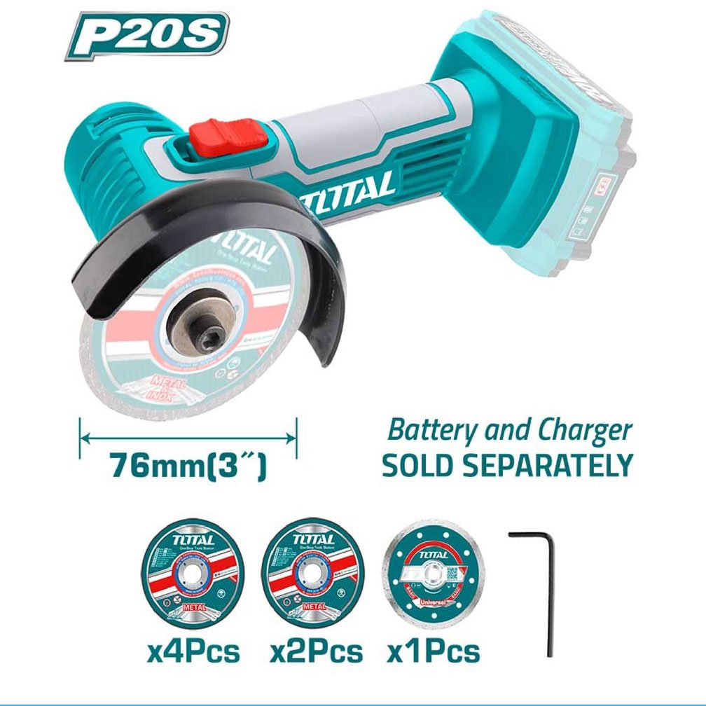lithium ion mini cut off tool (no battery and charger) tagli7601 total lithium ion mini cut off tool (no battery and charger) tagli7601 total