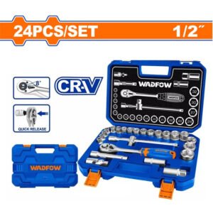 24pcs 1/2″ socket wrenches