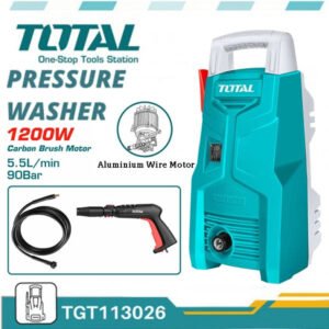total 1200w high pressure washer