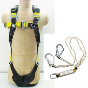 honeywell full body harness with double lanyard