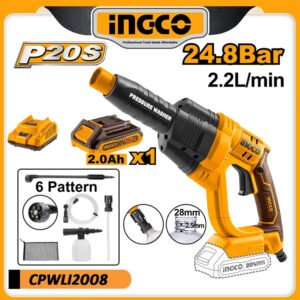 ingco 20v cordless car washer