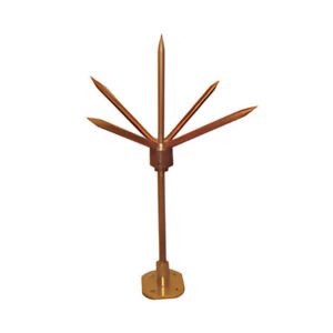 lightning arrester rod with base & top copper conventional