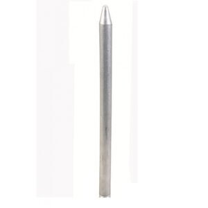 aluminum air terminal with base plate (24 inch long, 12.7mm dia.)