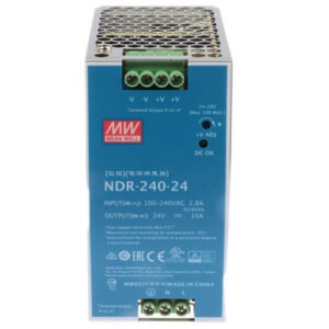 ndr 240 24 mean well din rail power supply