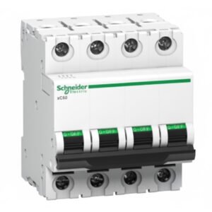 schneider 6a 10ka 4p mcb c curve