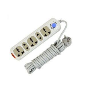 multi plug 5 port socket 10ft cable