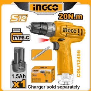 ingco 12v cordless drill 1.5ah