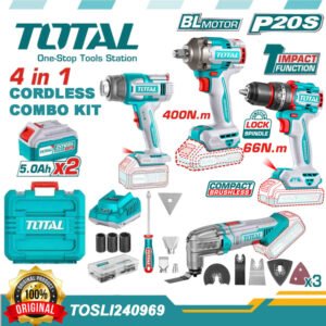 total 4 in 1 cordless 20v combo set