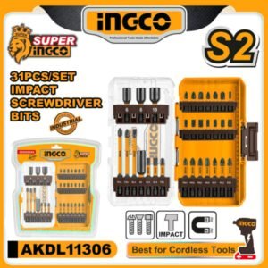 ingco 31pcs impact screwdriver bits set