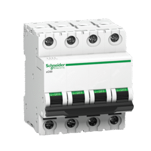 schneider 40a 10ka 4p mcb c curve