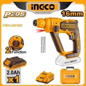 ingco 20v cordless rotary hammer drill