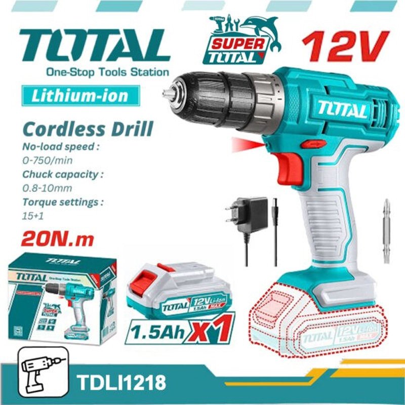 total 12v cordless drill 20nm total 12v cordless drill 20nm