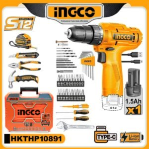 ingco 89 pcs household tools set
