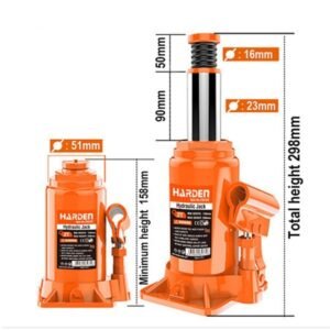 harden 2 ton hydraulic bottle jack