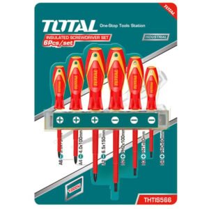 total 6pcs insulated screwdriver set