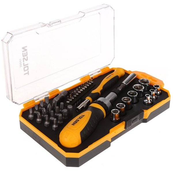 tolsen 42pcs bits and ratchet socket set tolsen 42pcs bits and ratchet socket set